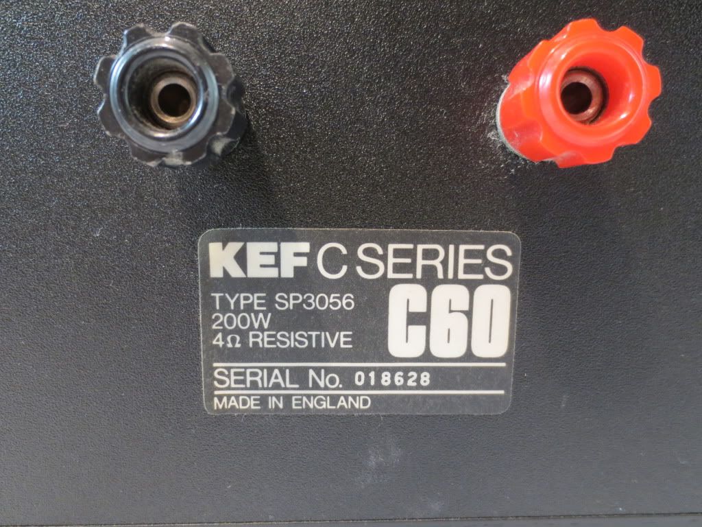 Kef C60 Speakers For Sale Canuck Audio Mart